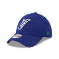 Yard Goats MiLB Batting Practice Dark Blue 39THIRTY Stretch Fit Cap-zelvios