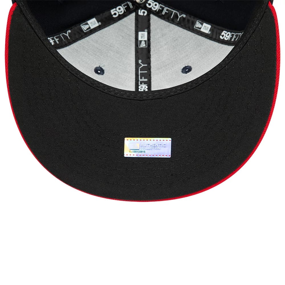 Cleveland Guardians Navy 59FIFTY Fitted Cap-kentox