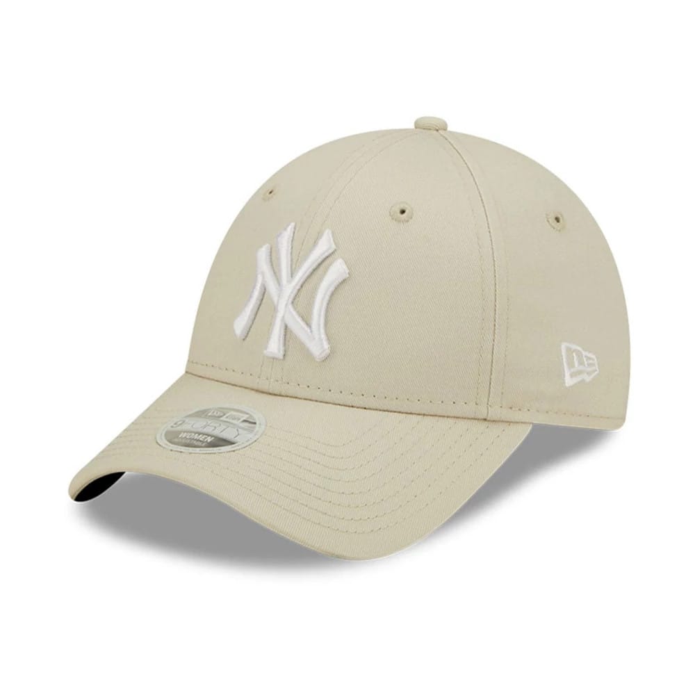 New York Yankees Womens League Essential Light Beige 9FORTY Adjustable Cap-zelvios