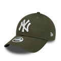 New York Yankees Womens League Essential Green 9FORTY Adjustable Cap-zelvios