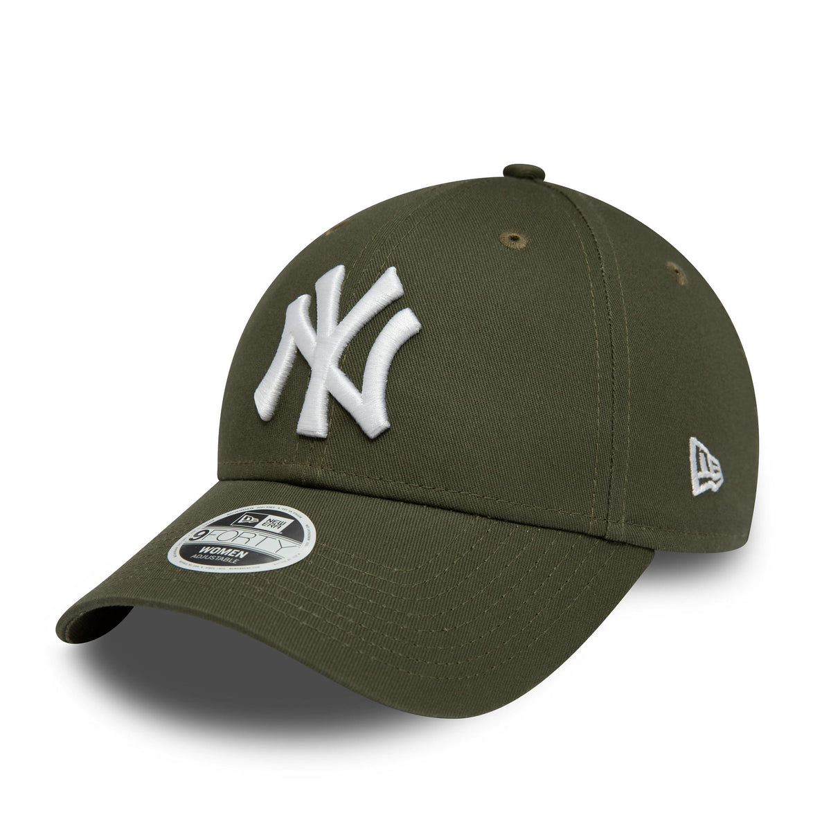 New York Yankees Womens League Essential Green 9FORTY Adjustable Cap-zelvios