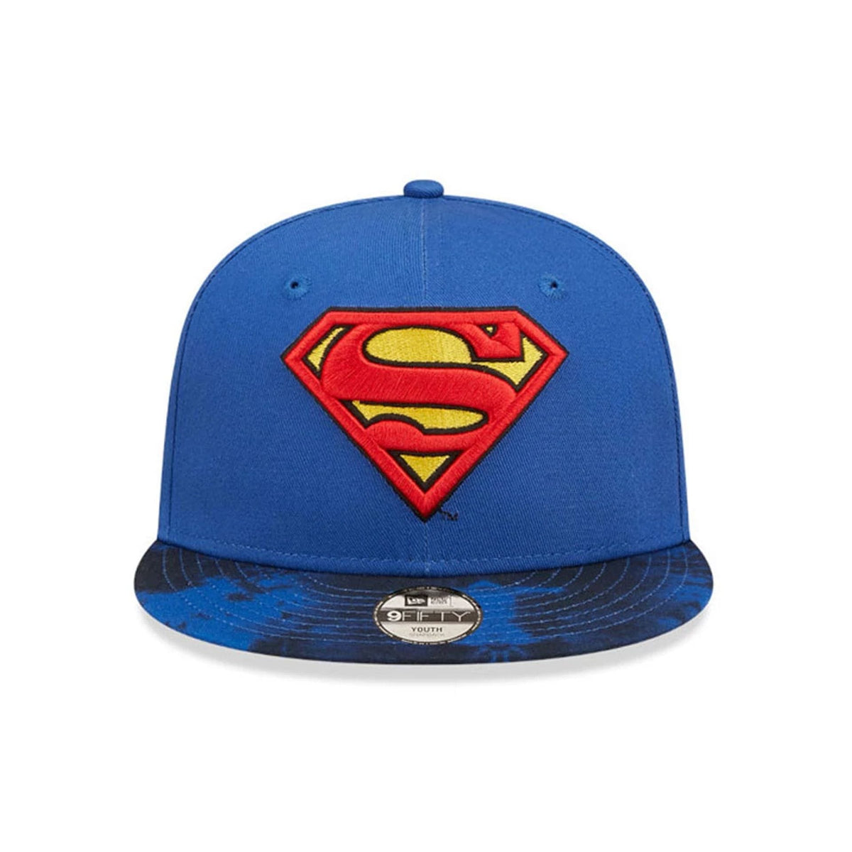 Youth DC Superman Blue 9FIFTY Snapback Adjustable Cap-zelvios