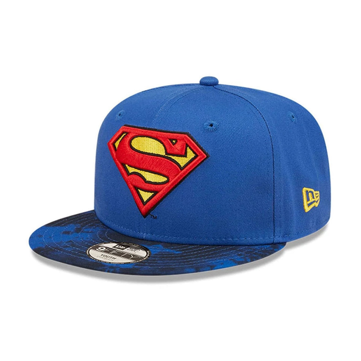 Youth DC Superman Blue 9FIFTY Snapback Adjustable Cap-zelvios