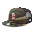Boston Red Sox MLB Evergreen Camo 9FIFTY Trucker Adjustable Cap-zelvios