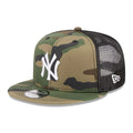 New York Yankees MLB Evergreen Camo 9FIFTY Trucker Adjustable Cap-zelvios