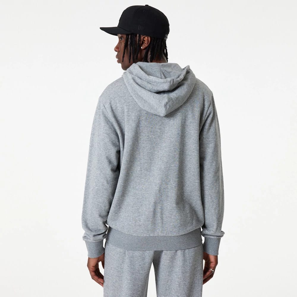 New York Yankees MLB Essential Grey Full Zip Hoodie-zelvios