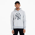 New York Yankees MLB Regular Grey Pullover Hoodie-zelvios