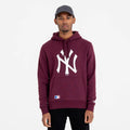 New York Yankees MLB Regular Dark Purple Pullover Hoodie-zelvios