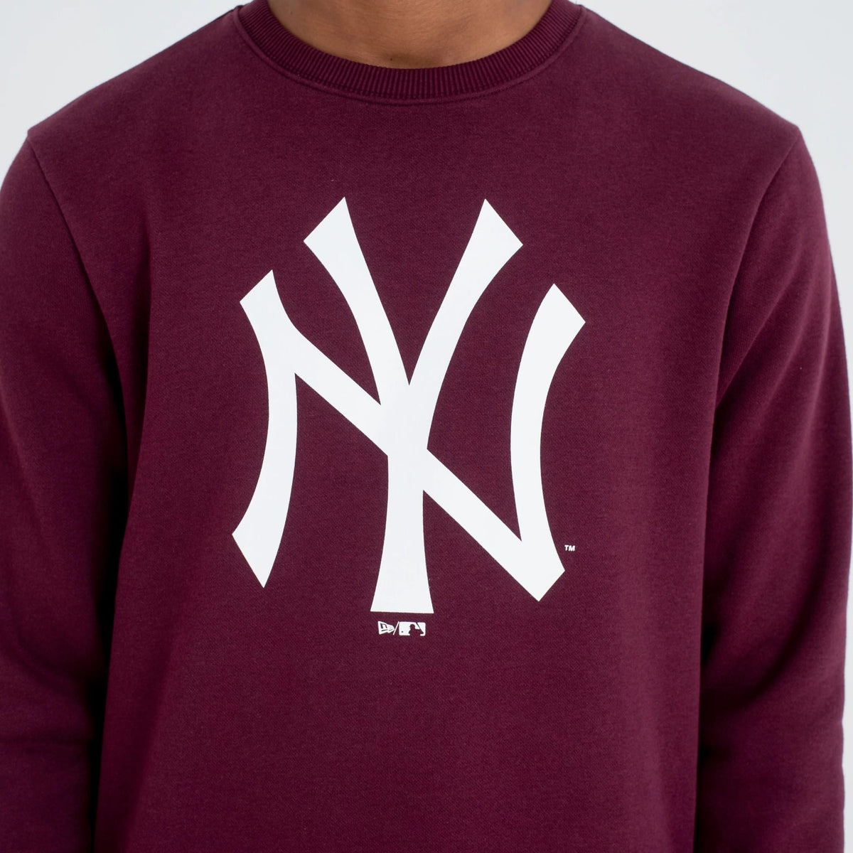 New York Yankees MLB Regular Dark Purple Crew Neck Sweatshirt-zelvios