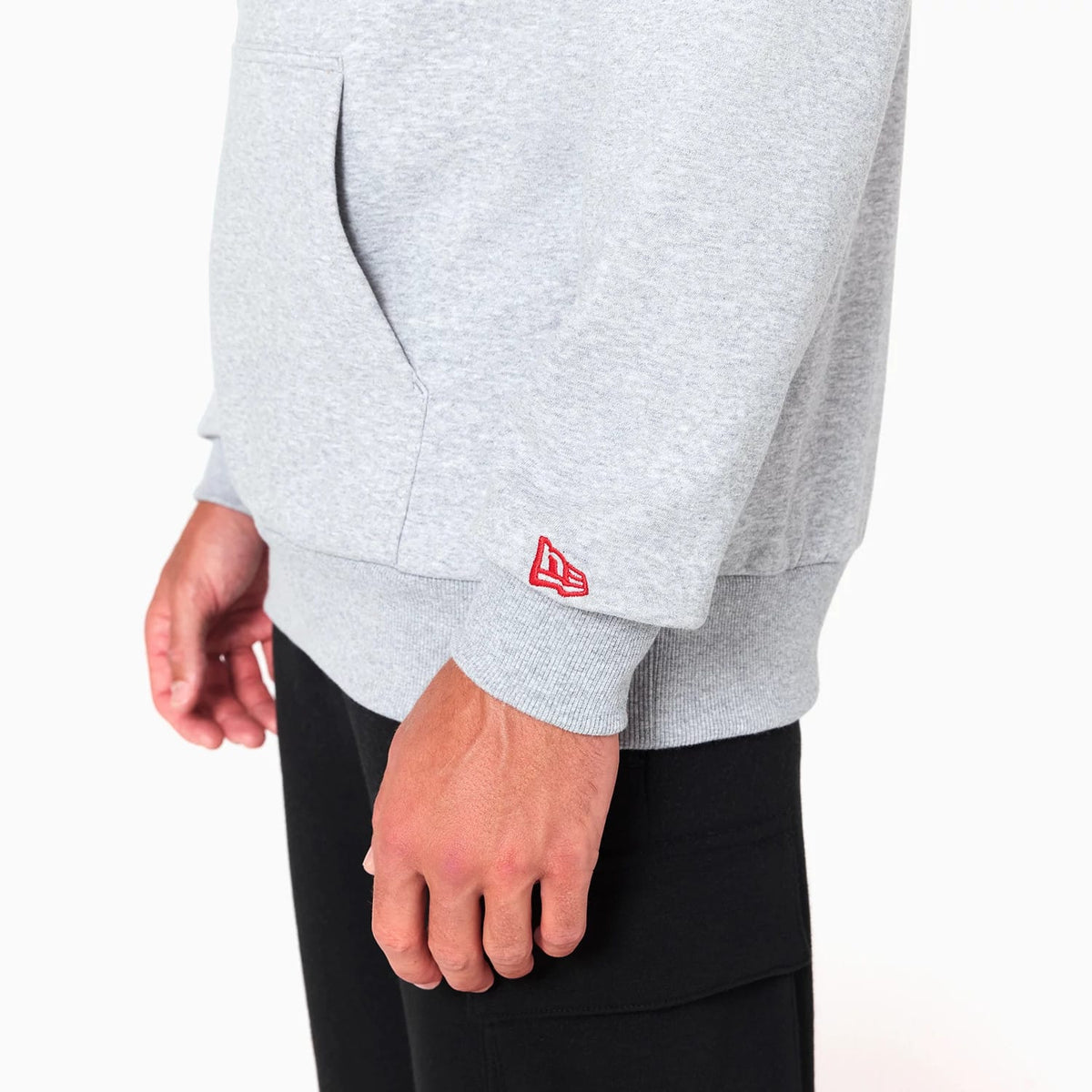 NFL Shield Logo NFL Grey Pullover Hoodie-zelvios