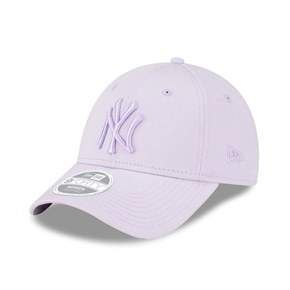 New York Yankees Womens League Essential Lilac 9FORTY Adjustable Cap-zelvios