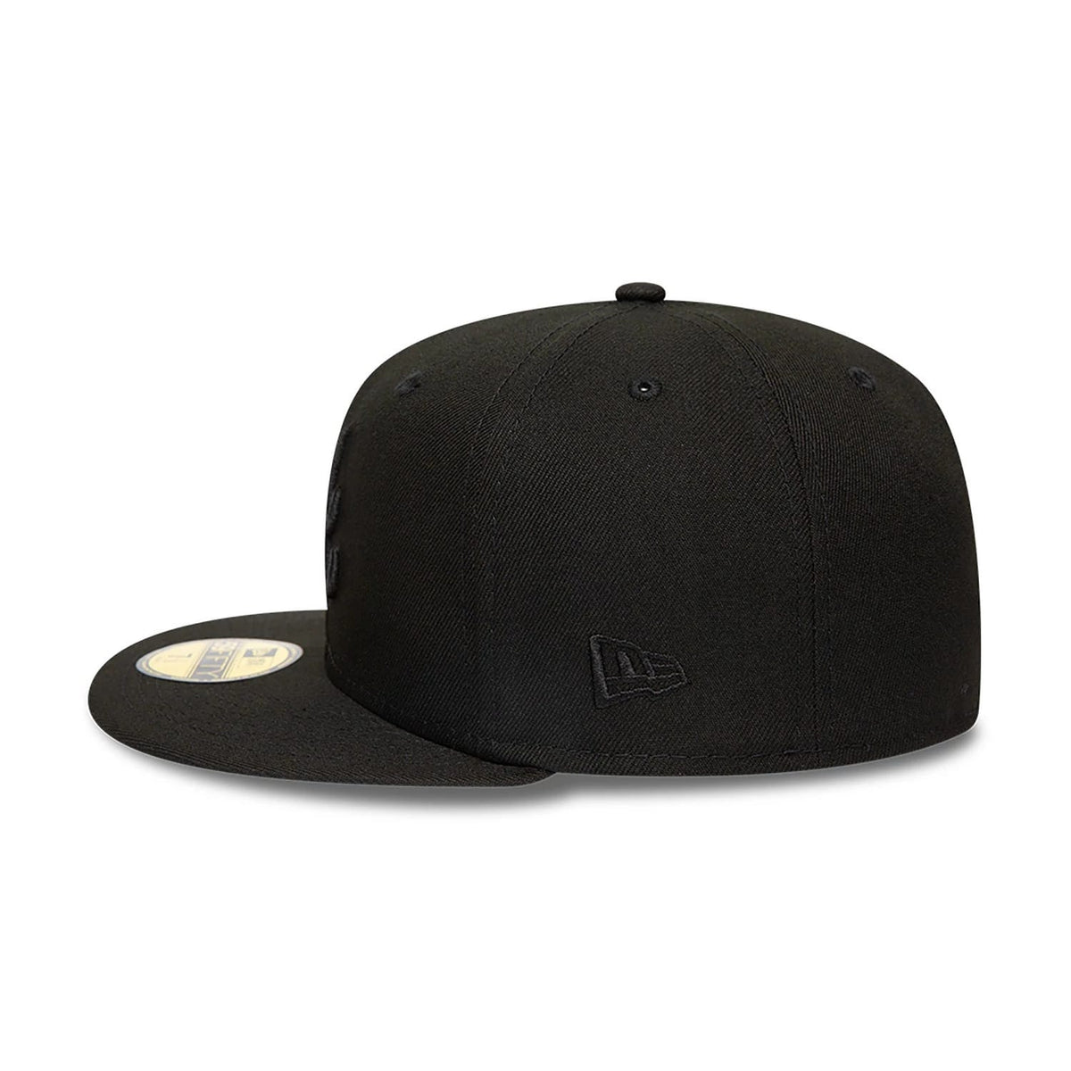 Atlanta Braves MLB Black on Black 59FIFTY Fitted Cap-zelvios