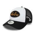 New Era Youth Black Oval Trucker Cap-zelvios