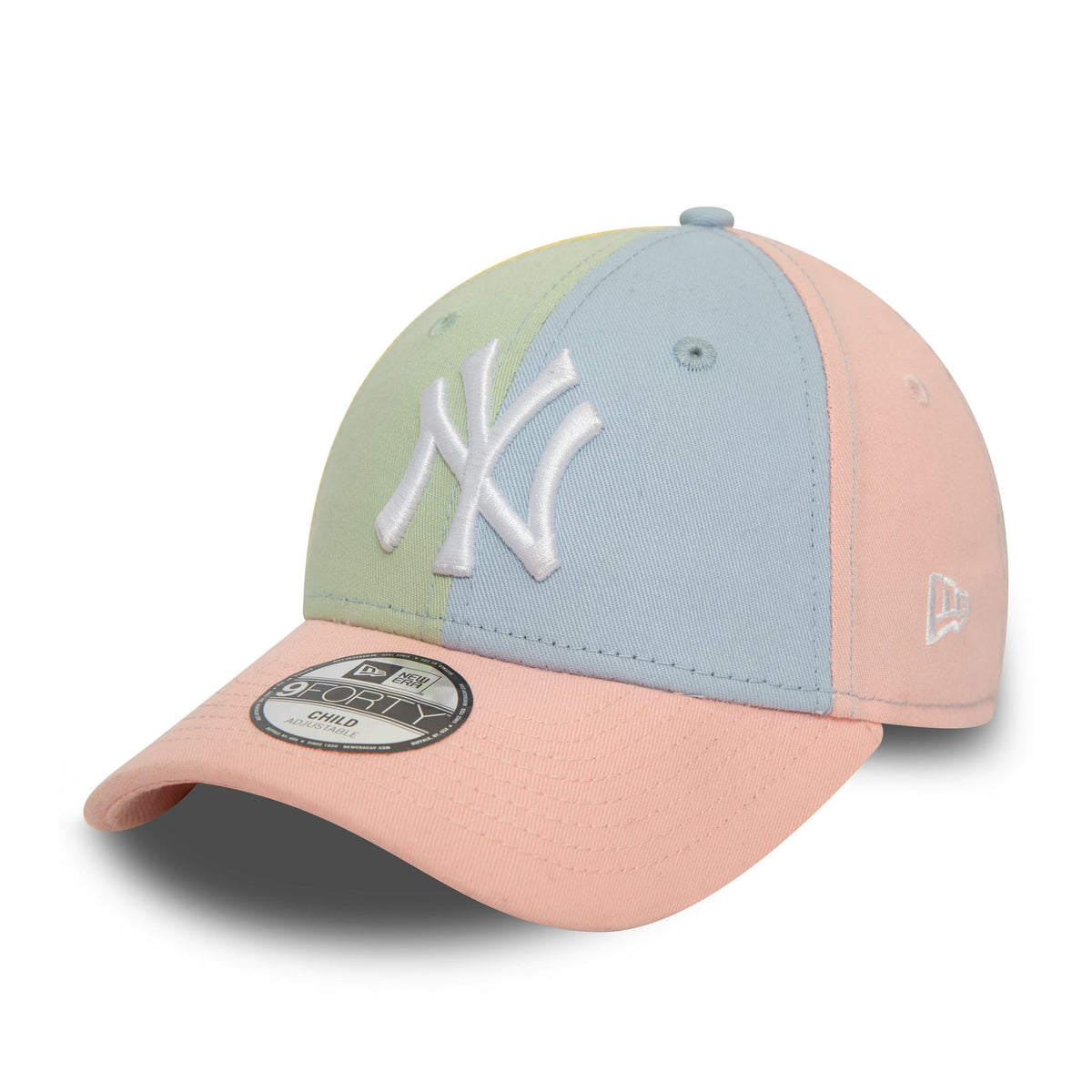 New York Yankees MLB Block Pink 9FORTY Adjustable Cap-zelvios
