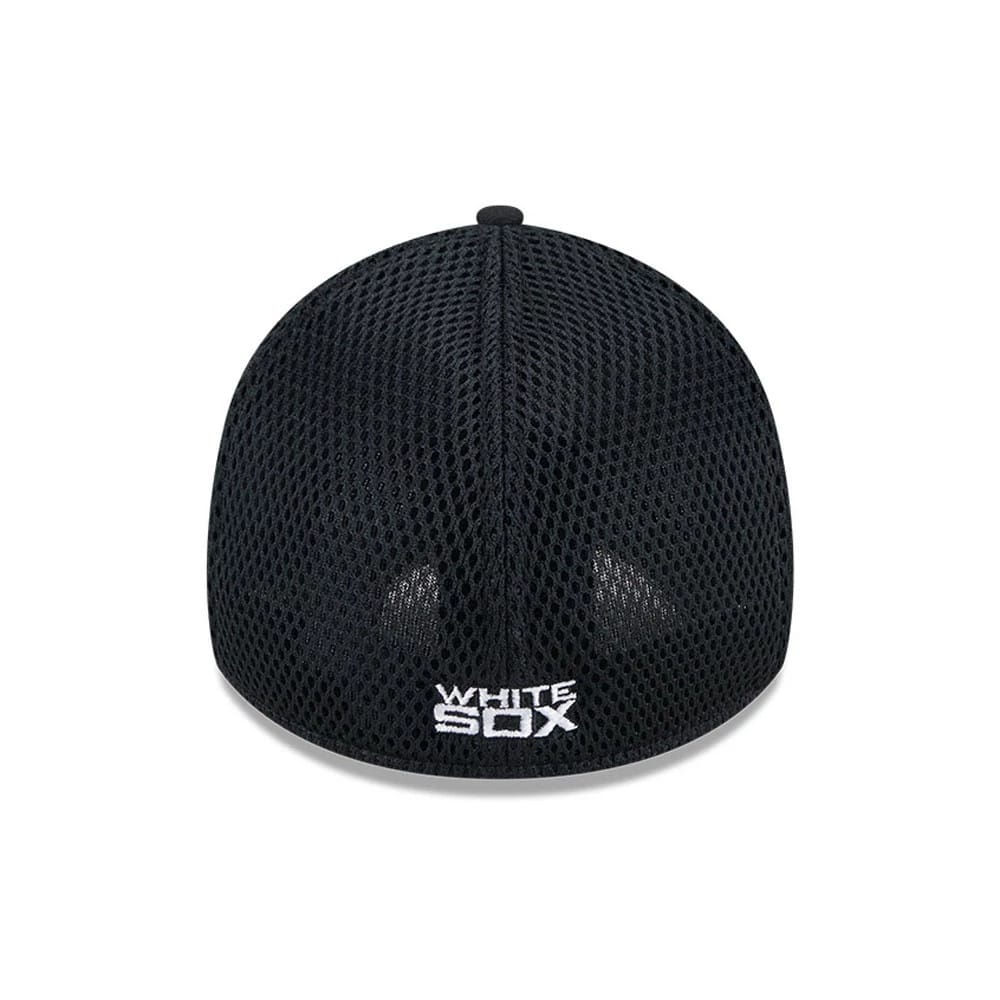 Chicago White Sox MLB Evergreen Neo Black 39THIRTY Stretch Fit Cap-zelvios