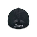 LA Lakers NBA Evergreen Neo Black 39THIRTY Stretch Fit Cap-zelvios