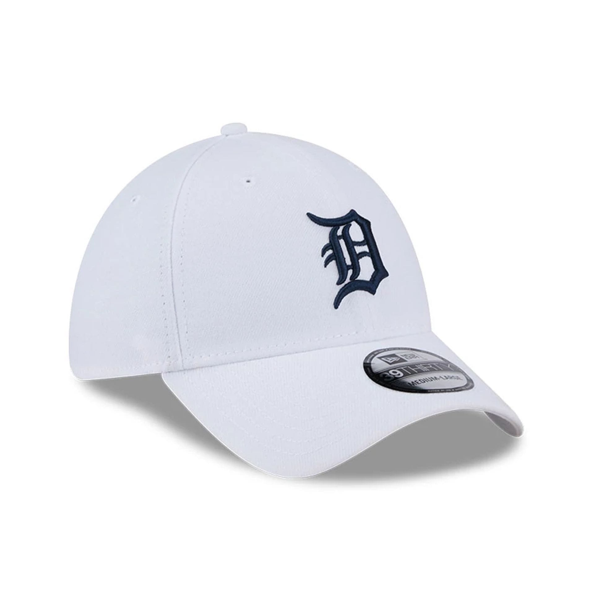 Detroit Tigers MLB Evergreen White 39THIRTY Stretch Fit Cap-kentox