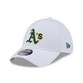 Athletics MLB Evergreen White 39THIRTY Stretch Fit Cap-zelvios