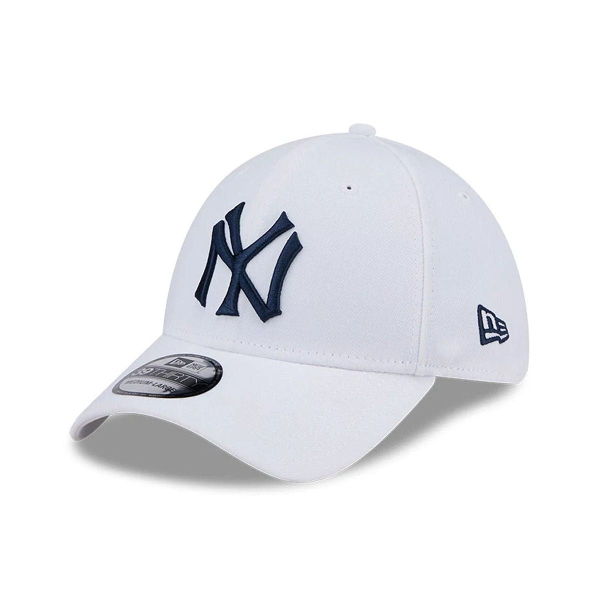 New York Yankees MLB Evergreen White 39THIRTY Stretch Fit Cap-zelvios