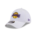 LA Lakers NBA Evergreen White 39THIRTY Stretch Fit Cap-zelvios