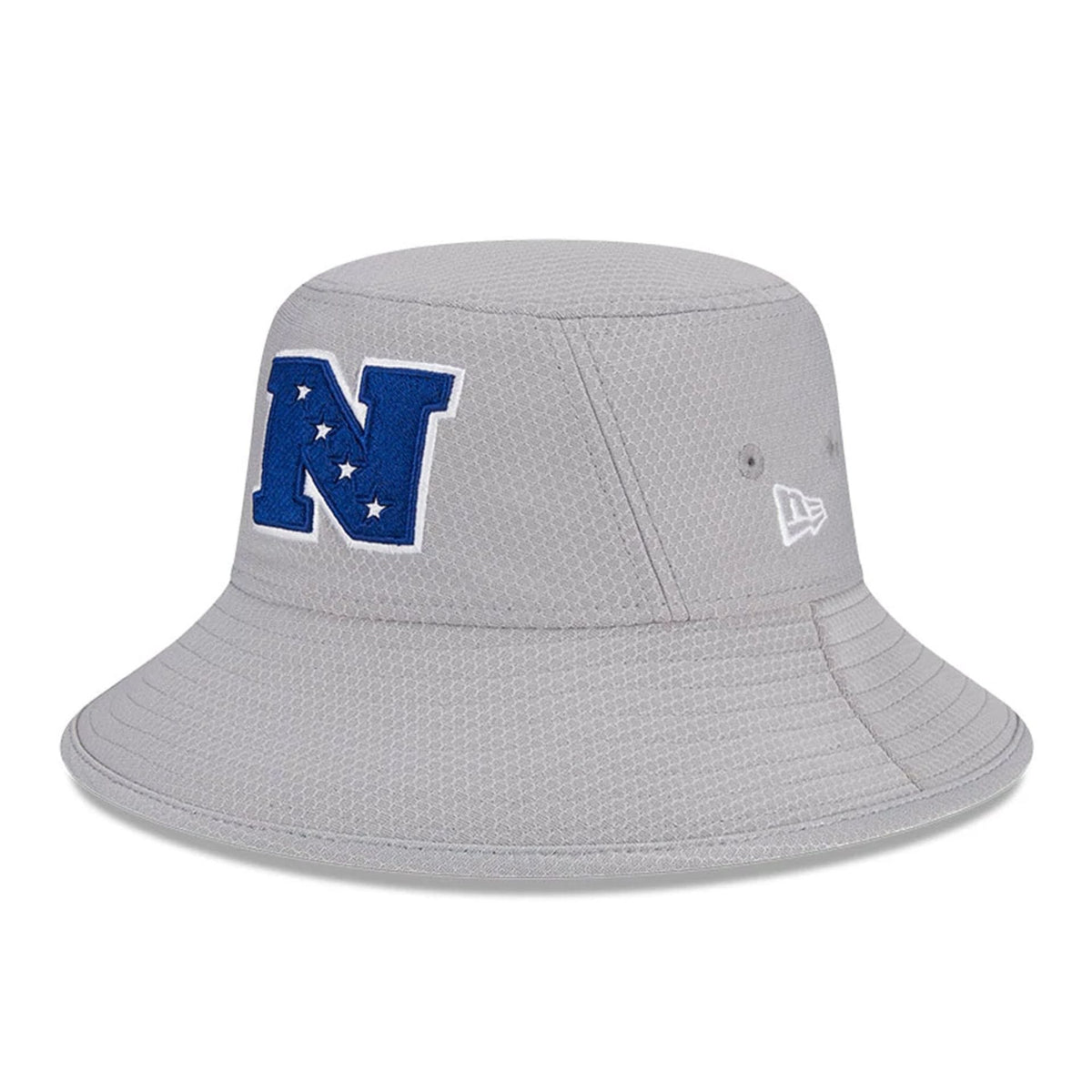 NFL Pro Bowl 2025 NFC Logo Grey Stretch Bucket Hat-zelvios