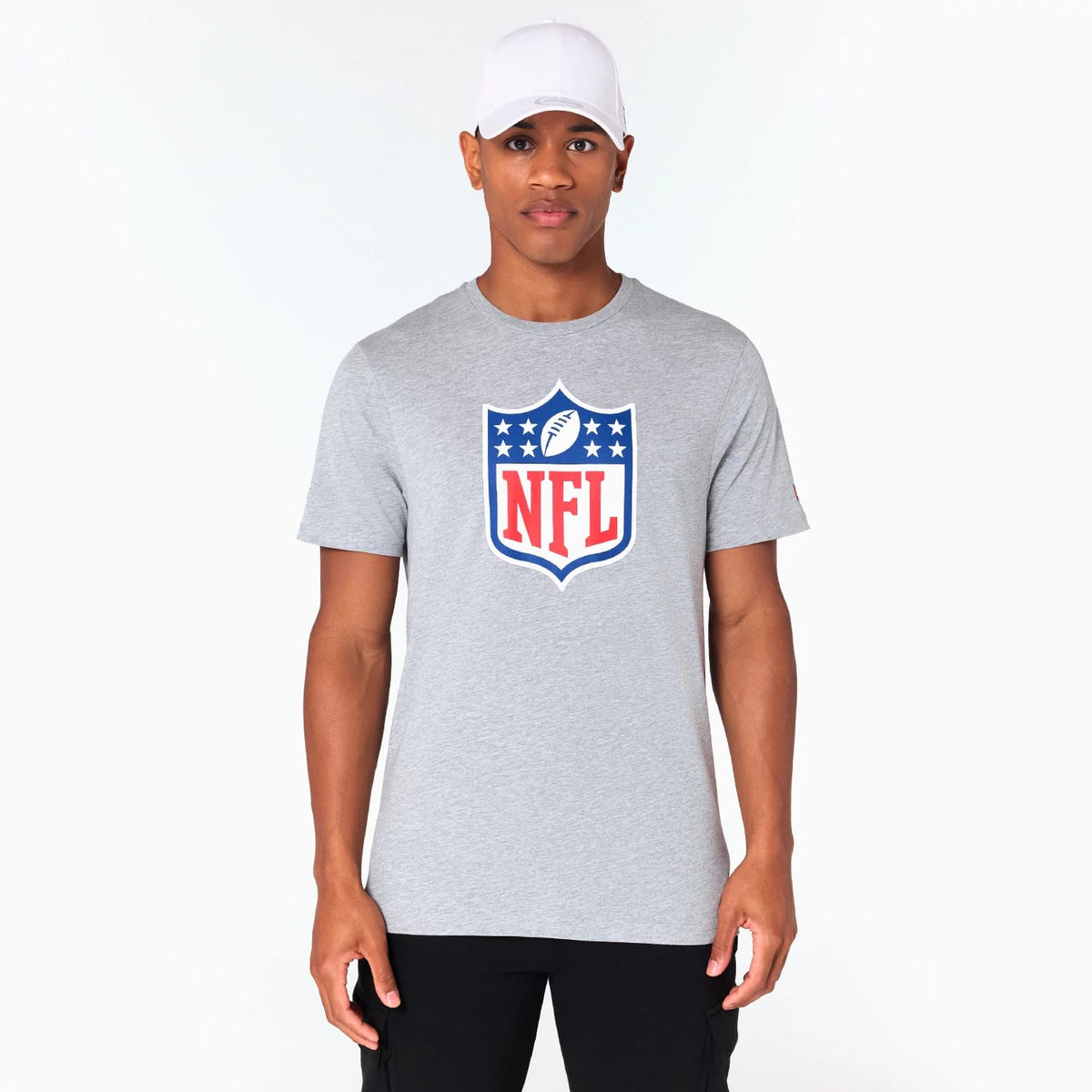 NFL Shield Logo NFL Grey T-Shirt-zelvios