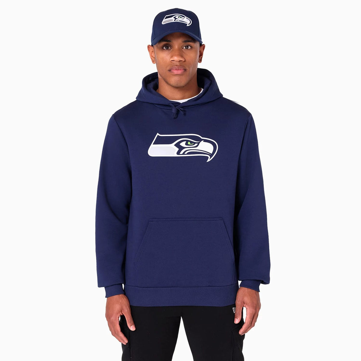 Seattle Seahawks NFL Navy Pullover Hoodie-zelvios