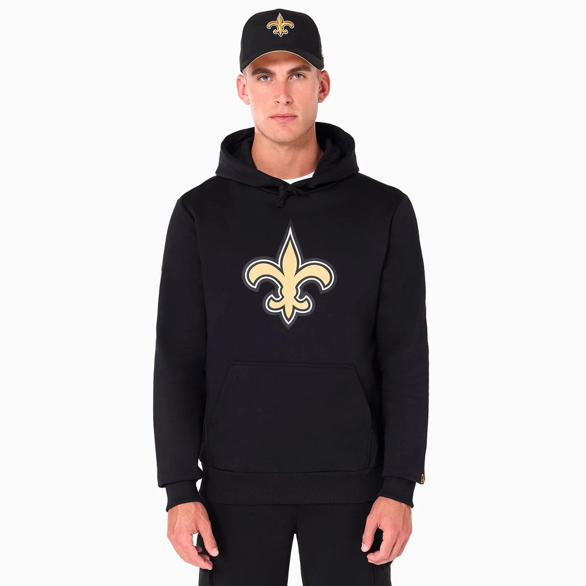 New Orleans Saints NFL Black Pullover Hoodie-zelvios