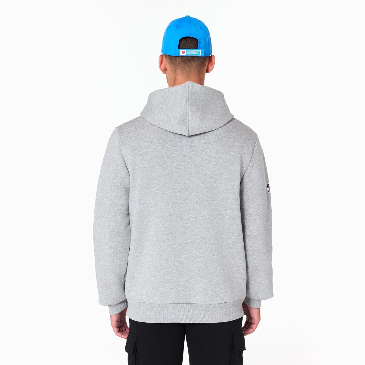 LA Chargers NFL Grey Pullover Hoodie-zelvios