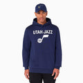 Utah Jazz NBA Navy Pullover Hoodie-zelvios
