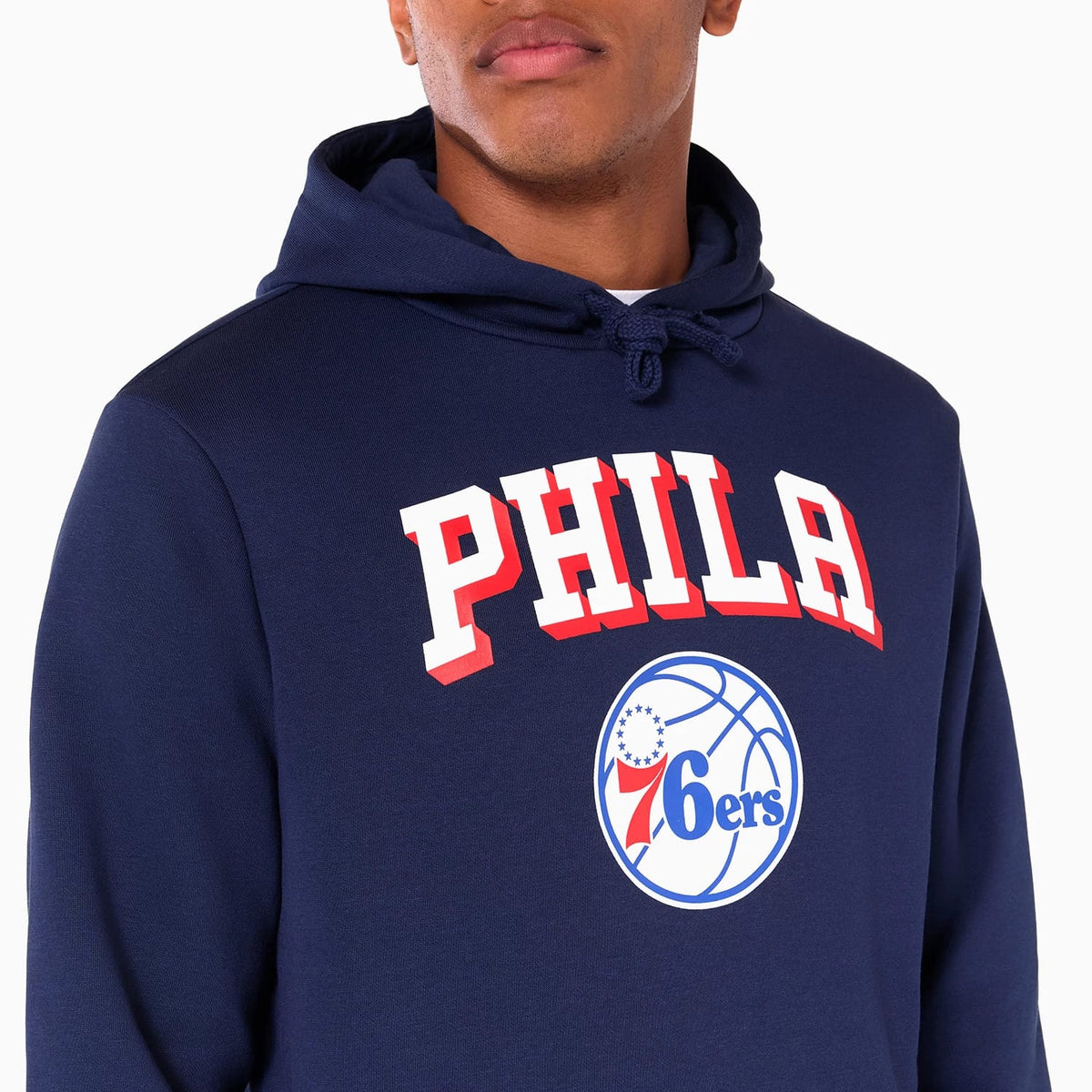 Philadelphia 76ers NBA Navy Pullover Hoodie-zelvios