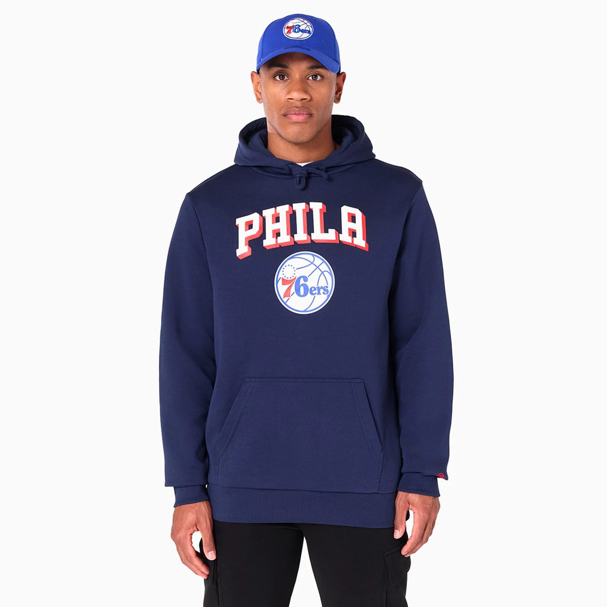 Philadelphia 76ers NBA Navy Pullover Hoodie-zelvios