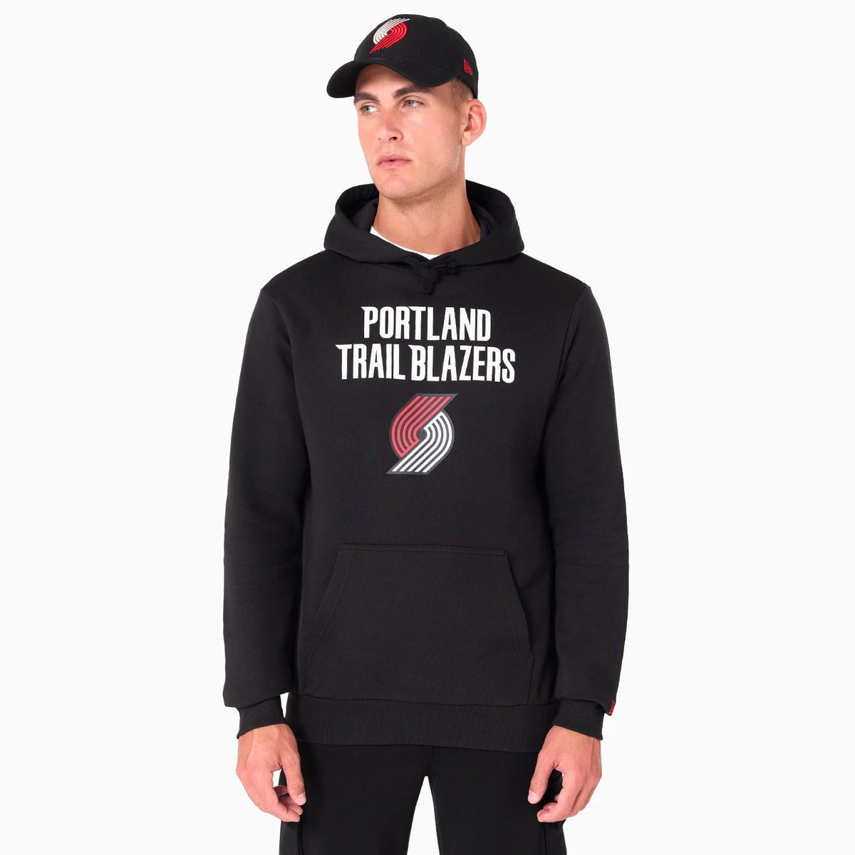 Portland Trail Blazers NBA Black Pullover Hoodie-zelvios