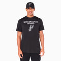 San Antonio Spurs NBA Black T-Shirt-zelvios