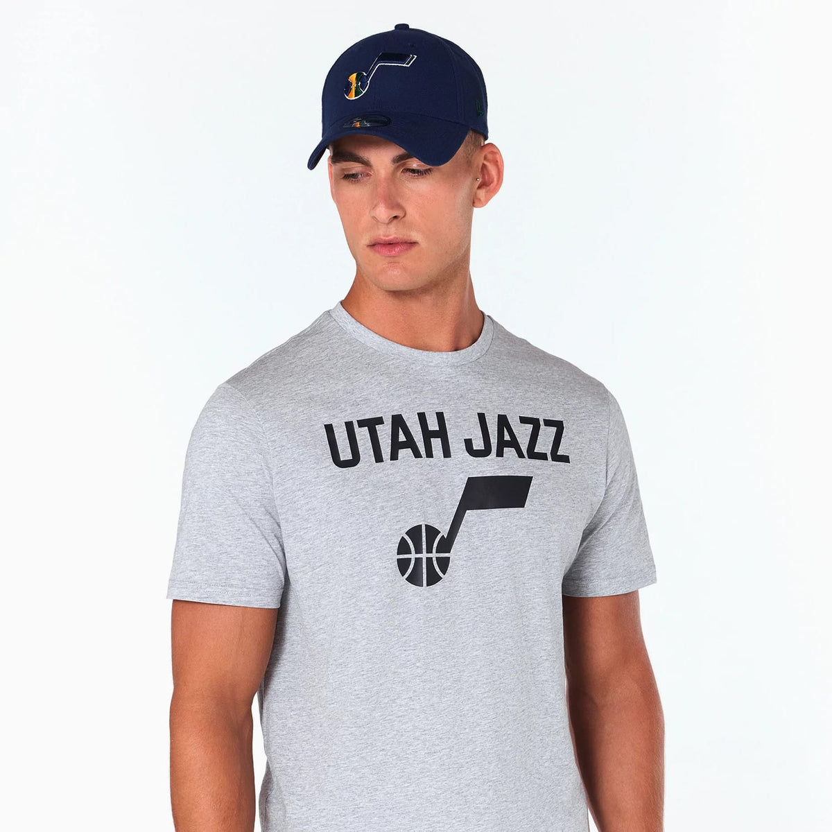 Utah Jazz NBA Grey T-Shirt-zelvios