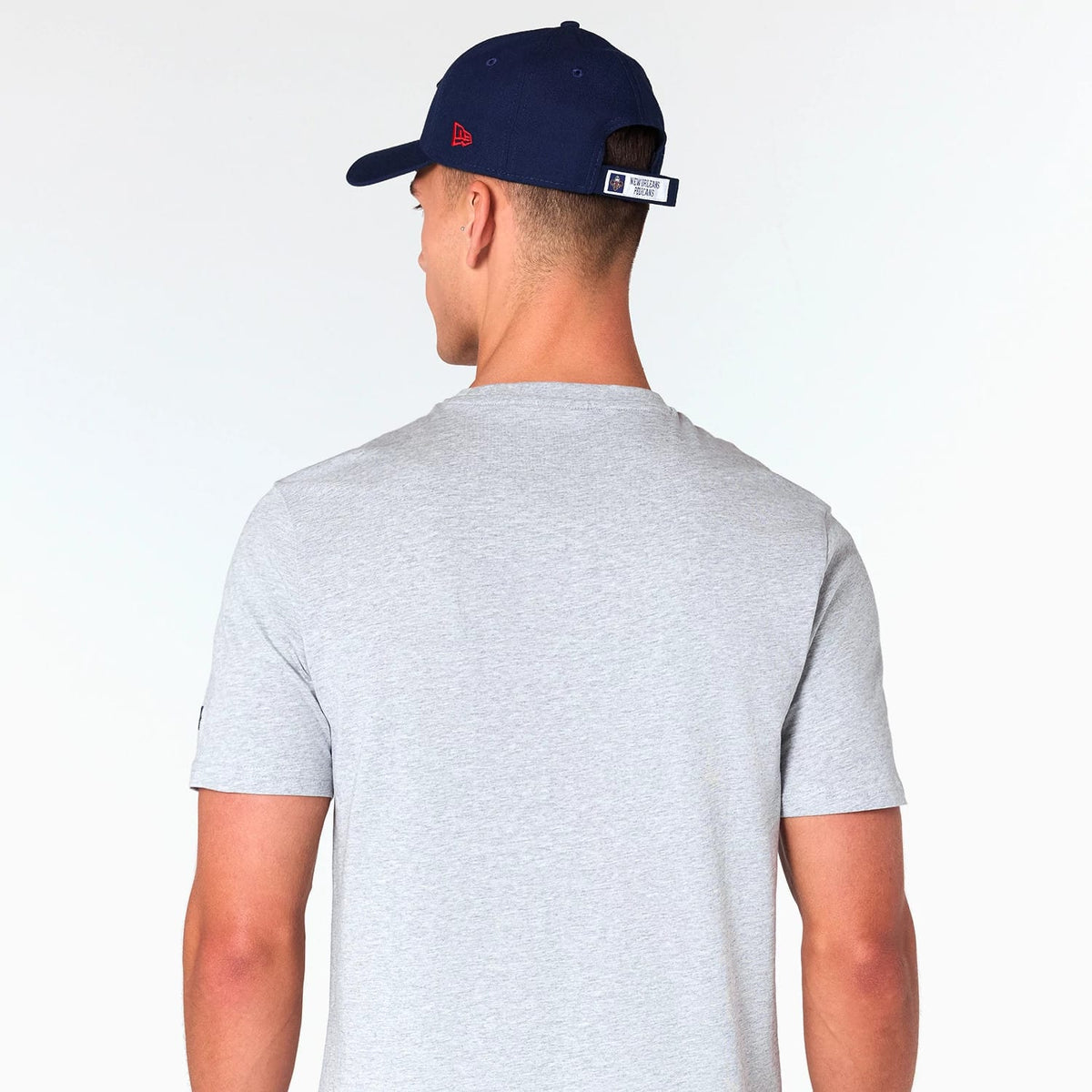 New Orleans Pelicans NBA Grey T-Shirt-zelvios