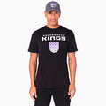 Sacramento Kings NBA Black T-Shirt-zelvios