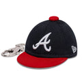 Atlanta Braves MLB Mini Cap Navy Key Chain-zelvios