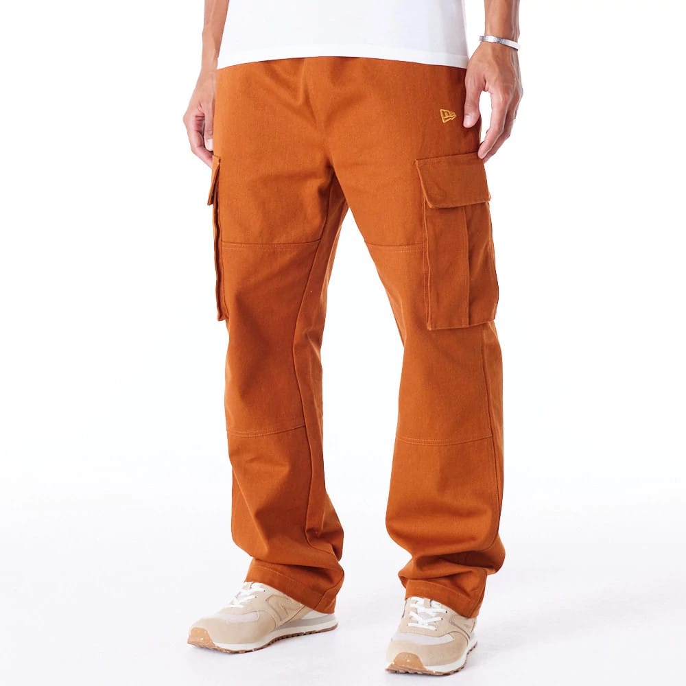 New Era Brown Cargo Trousers-zelvios