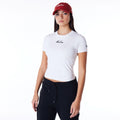 New Era Womens White Slim T-Shirt-zelvios