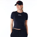 New Era Womens Black Slim T-Shirt-zelvios