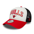 Chicago Bulls Youth NBA Retro Red 9FORTY A-Frame Trucker Cap-zelvios