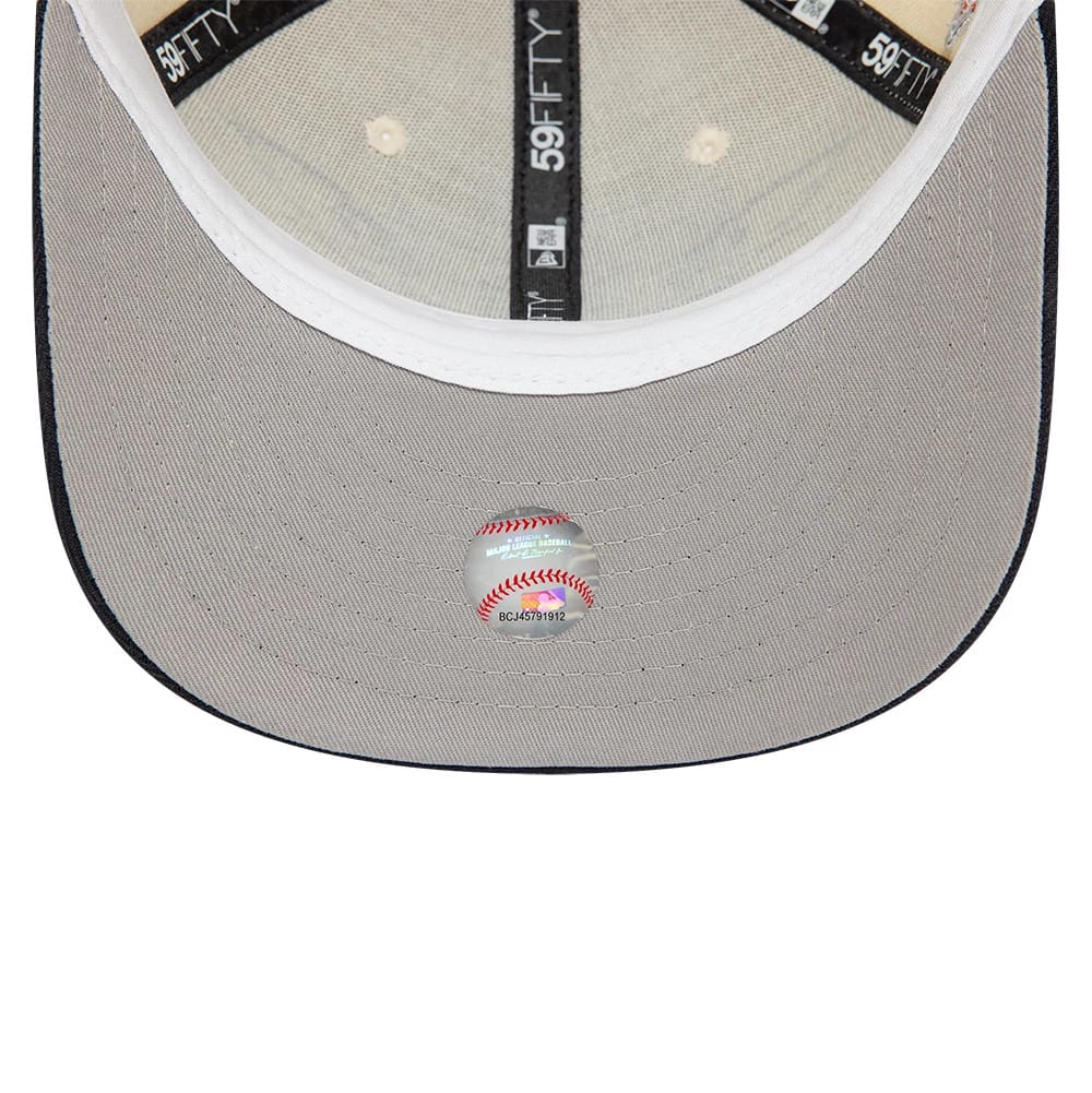 Detroit Tigers MLB Team Wings Light Beige 59FIFTY Fitted Cap-kentox