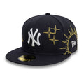 New York Yankees MLB Zodiac Navy 59FIFTY Fitted Cap-zelvios