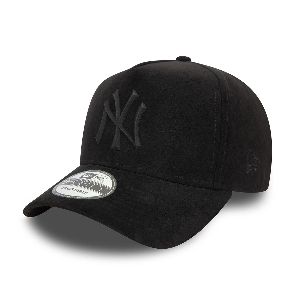 New York Yankees Faux Suede Black 9FORTY E-Frame Cap-zelvios