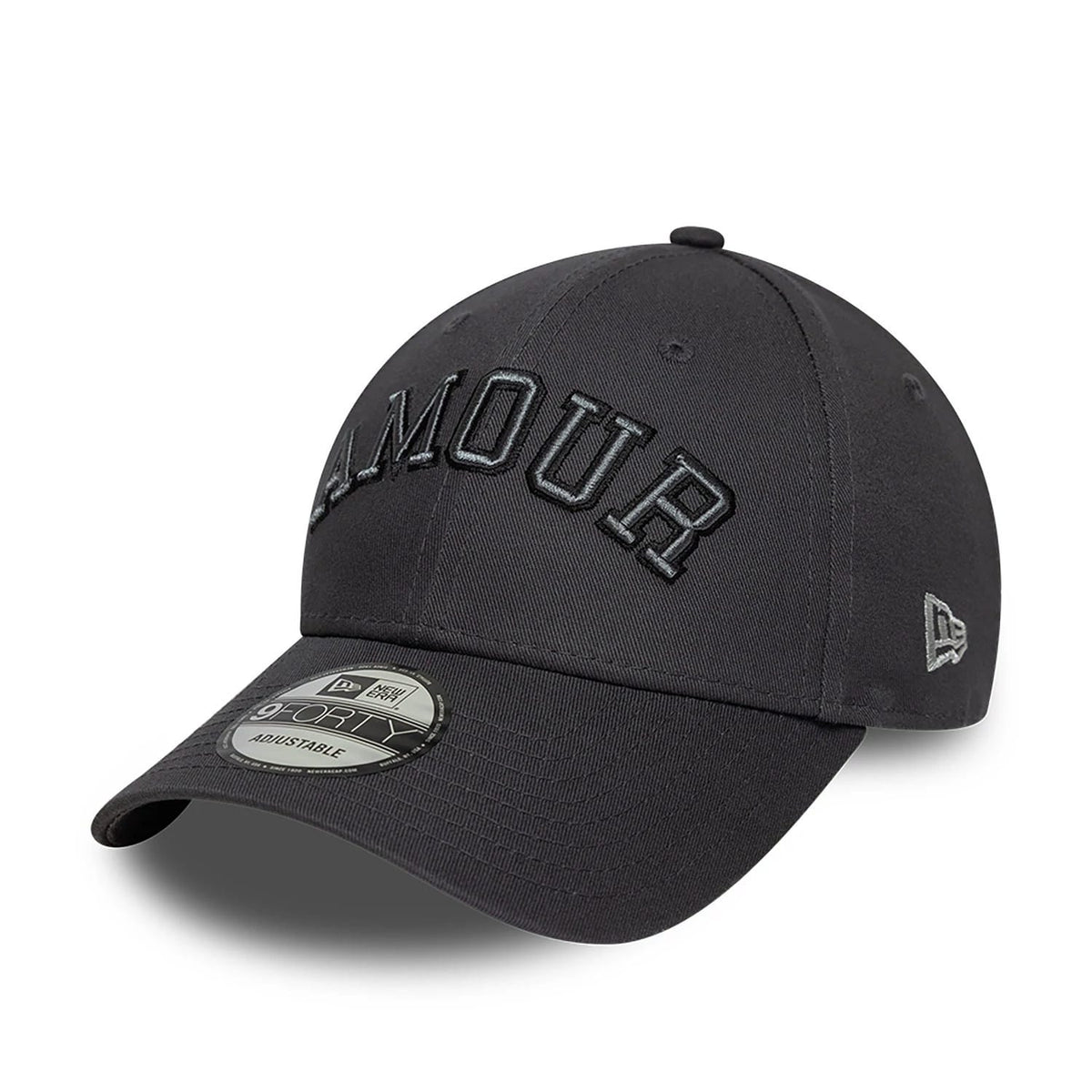 New Era x Zadig&Voltaire Amour Dark Grey 9FORTY Adjustable Cap-zelvios