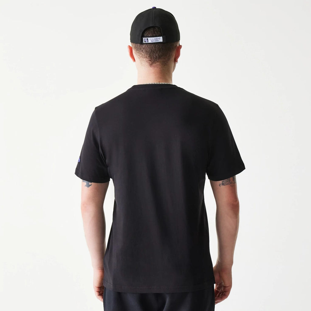 Colorado Rockies MLB Regular Black T-Shirt-kentox