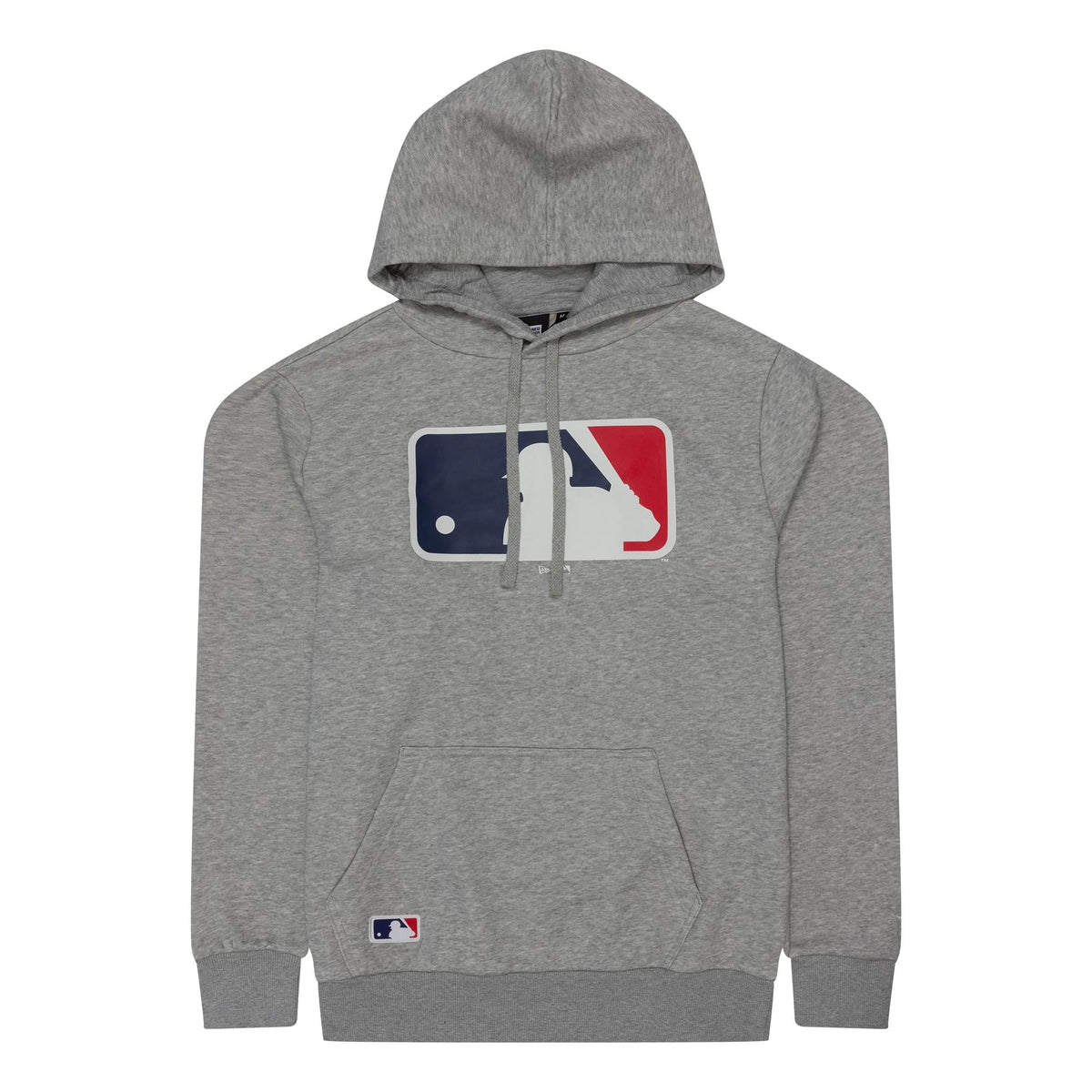 MLB Generic Logo MLB Regular Grey Pullover Hoodie-zelvios