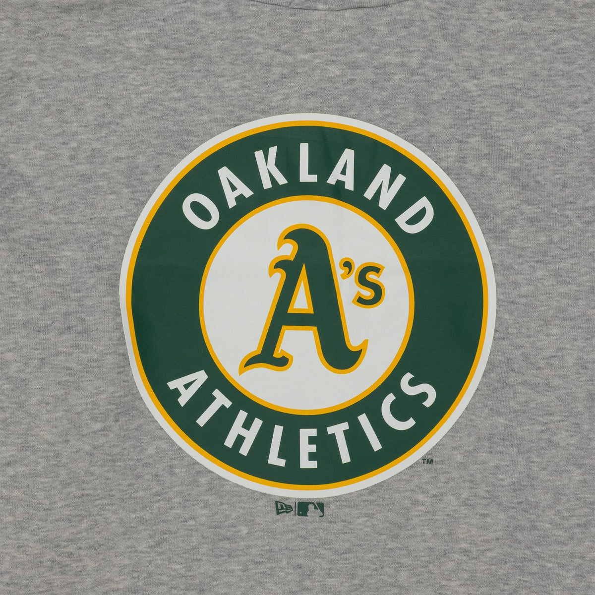 Oakland Athletics MLB Regular Grey Pullover Hoodie-zelvios