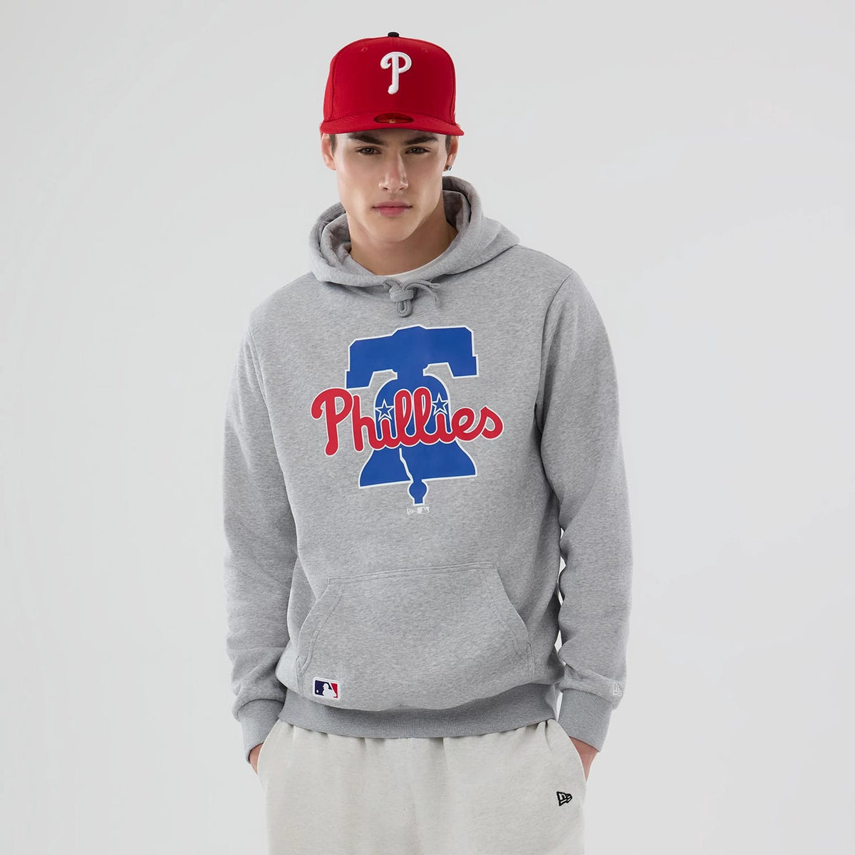 Philadelphia Phillies MLB Grey Pullover Hoodie-zelvios